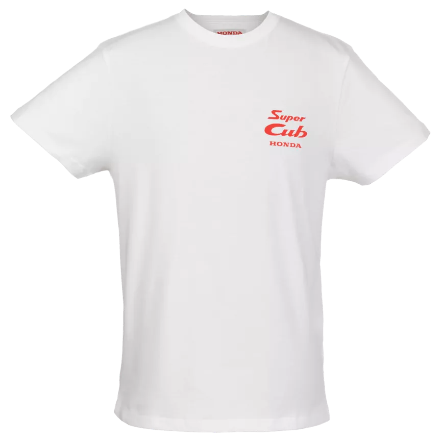 HONDA TRIBUTE SUPERCUB TEE WHITE