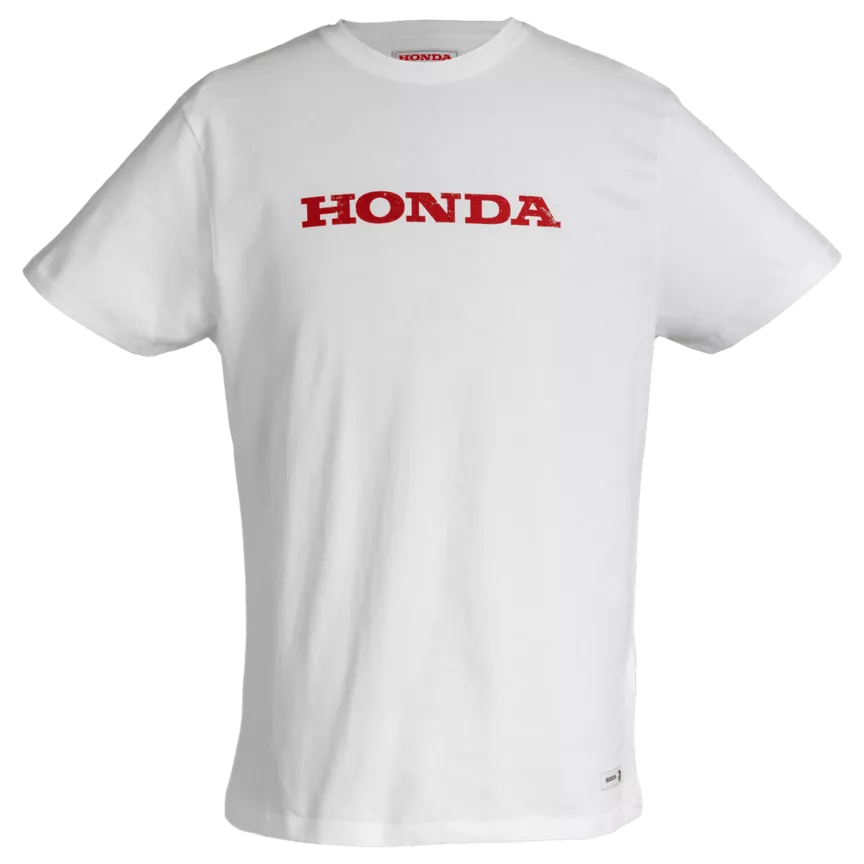 HONDA LOGO LETTERING HTG TEE WHITE