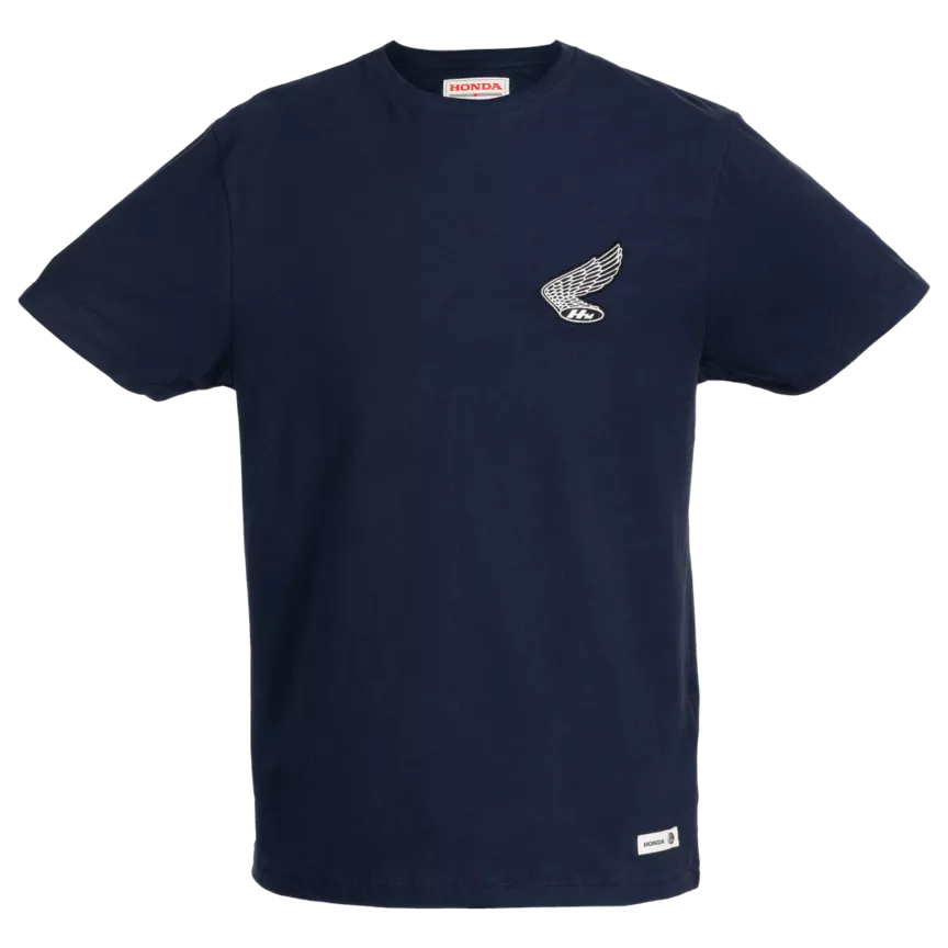 HONDA WING HTG LOGO TEE NAVY BLUE