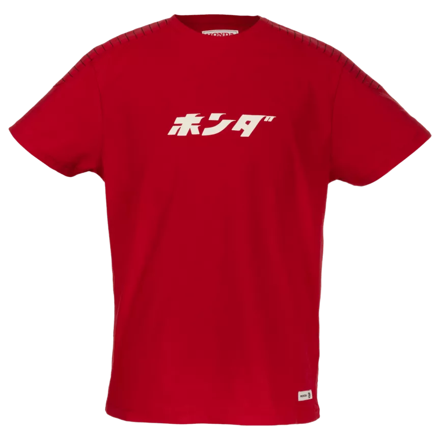 HONDA JAPAN LETTERING HTG TEE RED