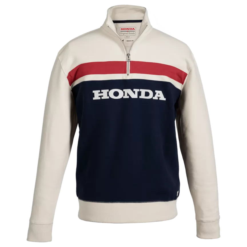 HONDA HTG QUARTER ZIP TRICOLOUR