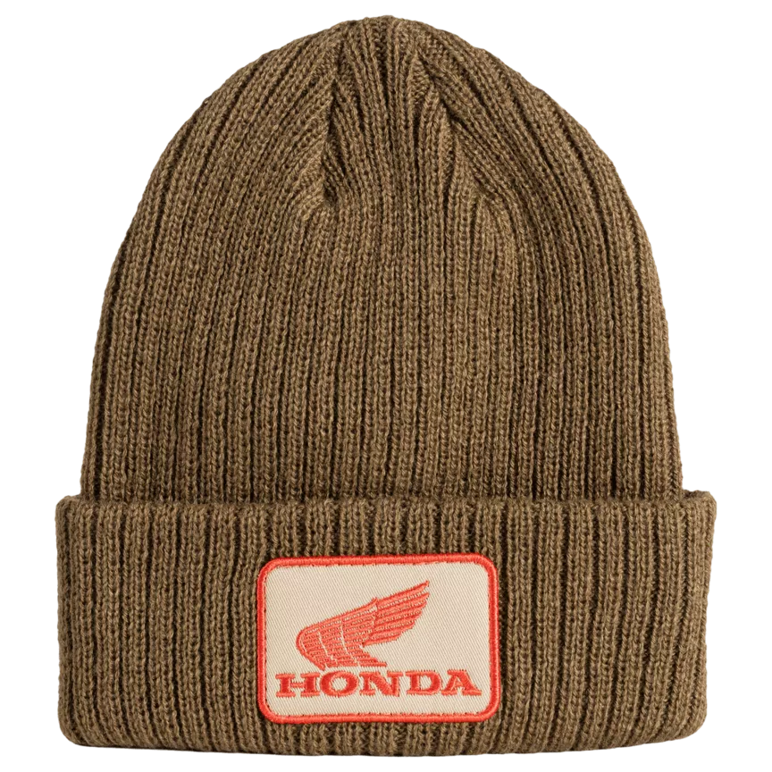 HONDA HTG PATCH BEANIE SAND