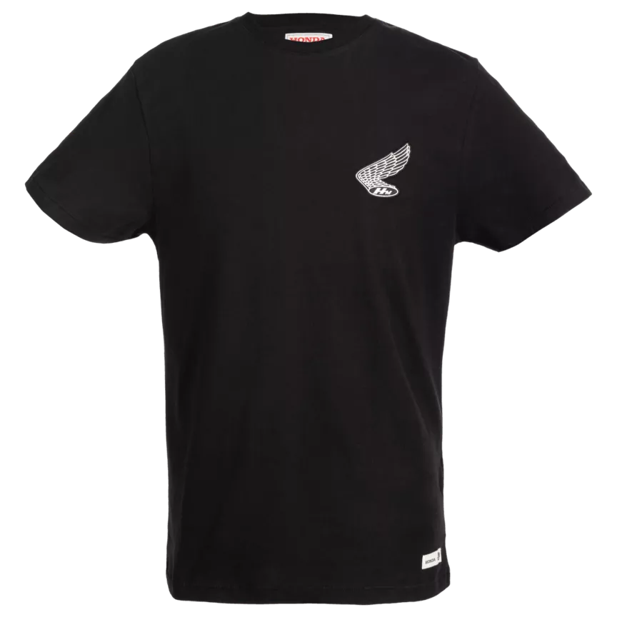 HONDA WING HTG LOGO TEE BLACK