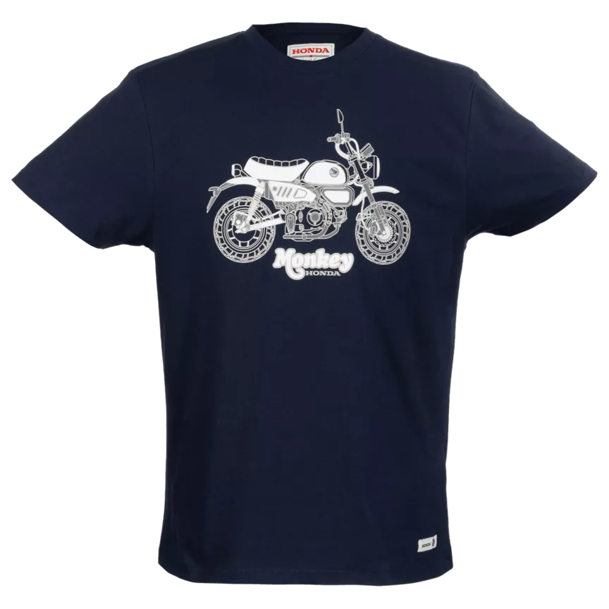 HONDA TRIBUTE MONKEY TEE BLUE