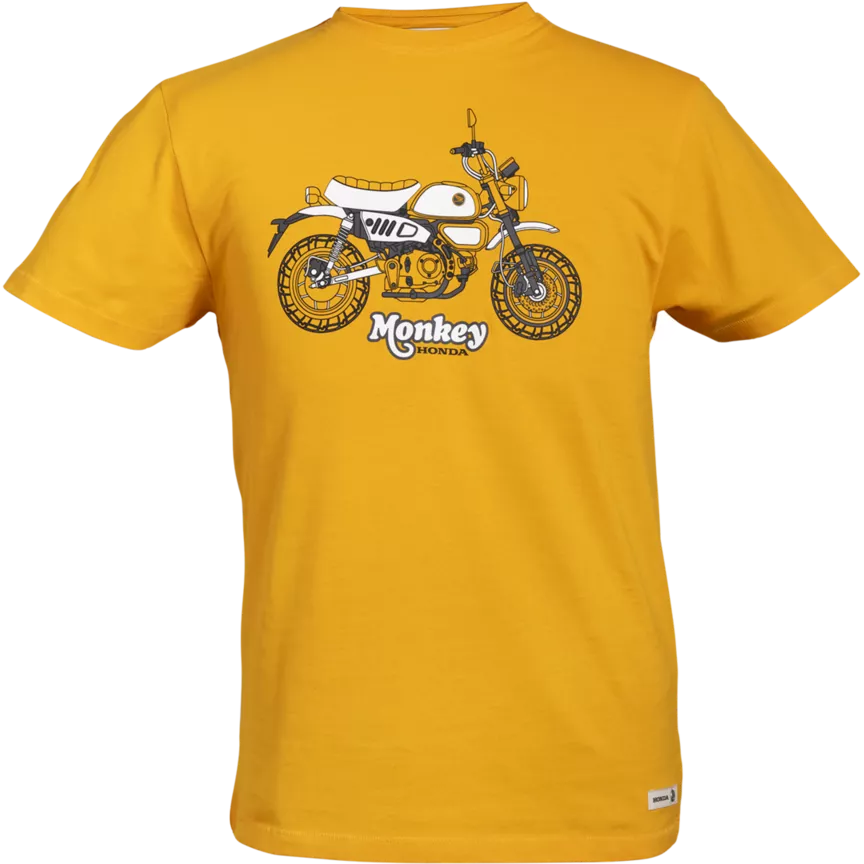 HONDA TRIBUTE MONKEY TEE YELLOW