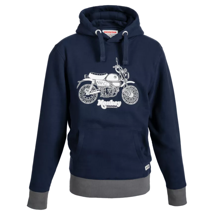 HONDA TRIBUTE MONKEY HOODIE BLUE