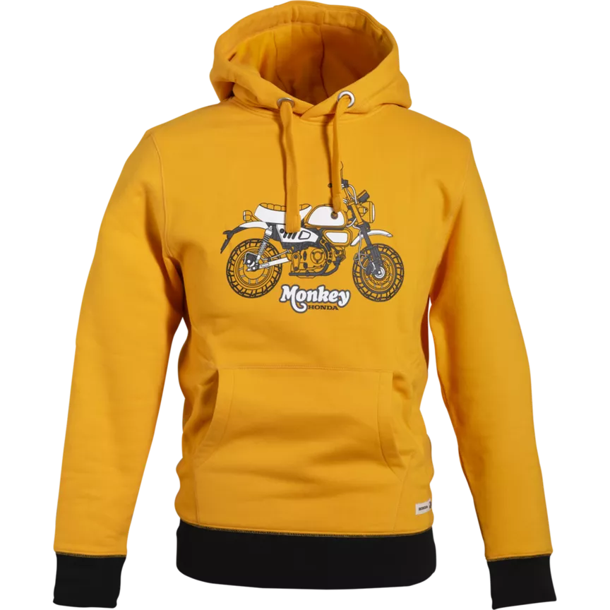 HONDA TRIBUTE MONKEY HOODIE YELLOW